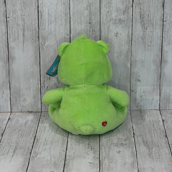 Care Bears Good Luck Bear 10” Green Clover Stuffed Plush 2003 NWT Nanco - Picture 2 of 9